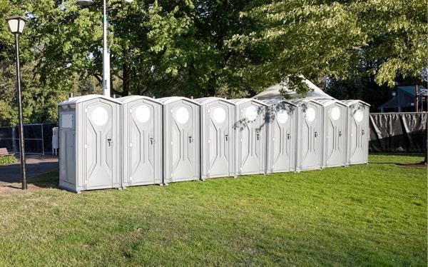 our crew frequently cleans and services the special event porta potties to ensure they are clean and hygienic throughout the event